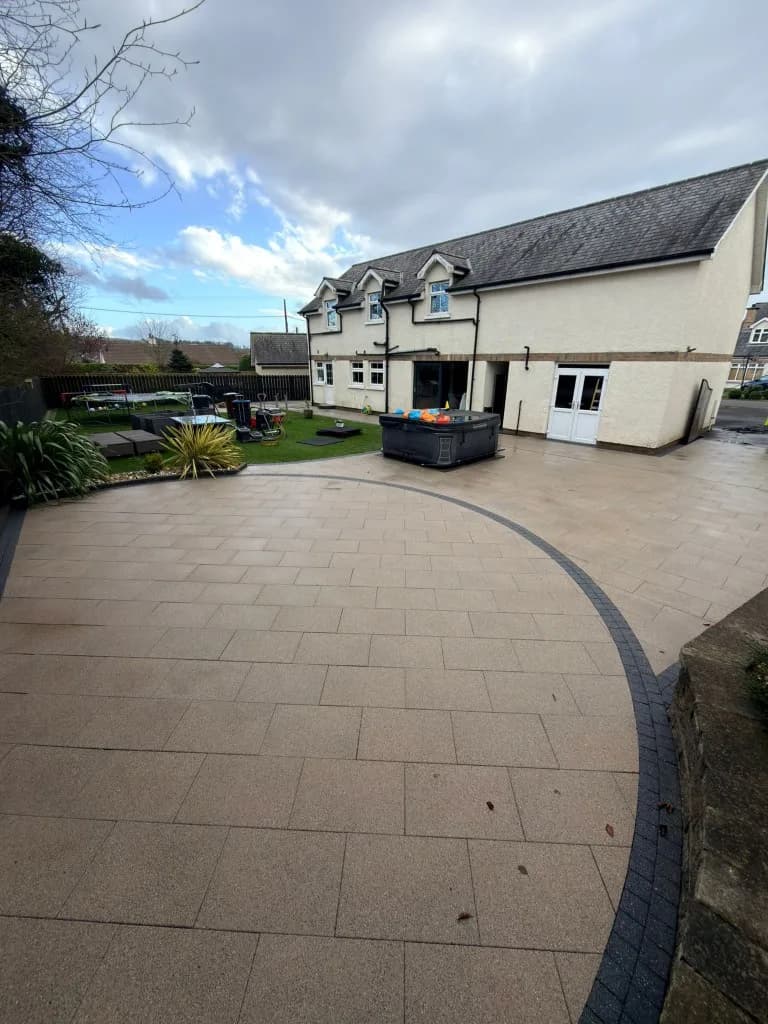 Driveway & patio — Lisburn after