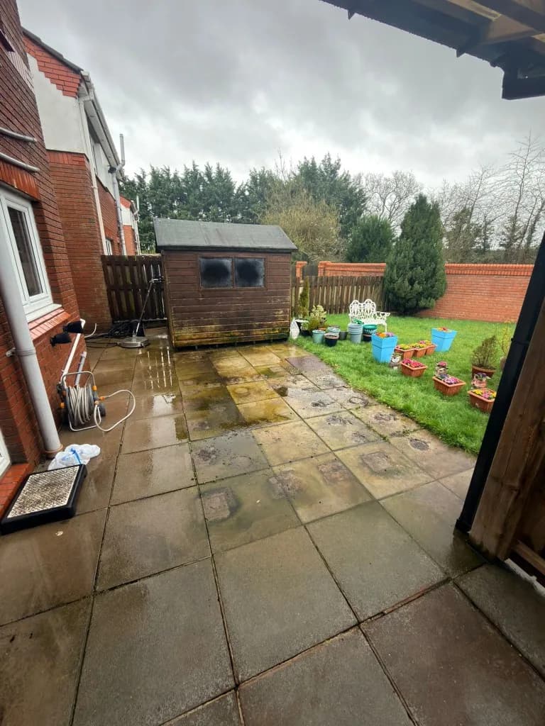 Patio Wash - Lurgan before